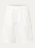 Straight fit korte broek met steekzakken - Wit
