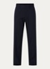 Straight fit pantalon met steekzakken - Donkerblauw