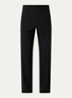 Straight fit pantalon met steekzakken - Zwart