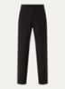Straight fit pantalon met steekzakken - Zwart