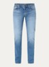 Straight leg jeans met steekzakken - Lichtblauw