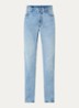 Straight leg jeans met steekzakken - Lichtblauw