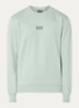 Sweater met logo - Zeegroen