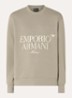 Sweater met logoborduring - Beige
