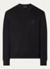 Sweater met logoborduring - Zwart