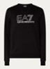 Sweater met logoprint - Zwart