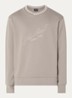Sweater met logoprint - Beige