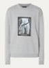 Sweater met print - Lichtgrijs