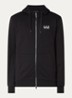 Sweatvest met logo - Zwart
