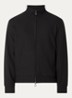 Sweatvest met logoprint - Zwart