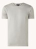 T-shirt in zijdeblend - Grijs