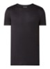 T-shirt in zijdeblend - Zwart