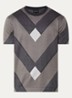 T-shirt met grafische print - Middengrijs