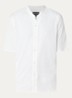 T-shirt met knoopsluiting - Wit