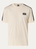 T-shirt met logo - Creme