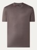 T-shirt met logo - Donkerbruin