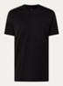 T-shirt met logoband - Zwart