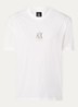 T-shirt met logoborduring - Gebroken wit