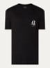 T-shirt met logoborduring - Zwart