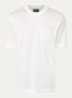 T-shirt met logoborduring - Wit