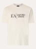 T-shirt met logoborduring - Beige