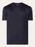 T-shirt met logoborduring - Blauw