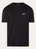 T-shirt met logoborduring - Zwart