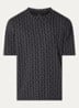 T-shirt met logoprint - Zwart