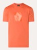 T-shirt met logoprint - Oranje