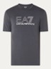 T-shirt met logoprint - Donkergrijs