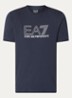T-shirt met logoprint - Indigo