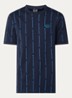 T-shirt met logoprint - Indigo