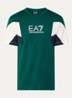 T-shirt met logoprint - Donkergroen