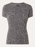 T-shirt met logoprint - Middengrijs