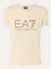 T-shirt met logoprint - Vanillegeel