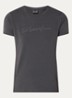 T-shirt met strass - Donkergrijs