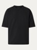 T-shirt met structuur - Donkerblauw