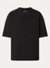 T-shirt met structuur - Zwart