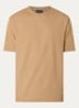 T-shirt met structuur - Beige