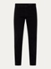 Tapered fit jeans met gekleurde wassing - Zwart