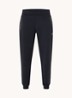 Tapered fit joggingbroek met logo - Donkerblauw
