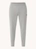 Tapered fit joggingbroek met steekzakken en logo - Grijsmele