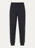 Tapered fit joggingsbroek met logoborduring - Blauw