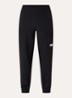 Tapered fit trainingsbroek met logo - Zwart