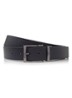 Tongue riem van leer - Donkerblauw