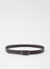Tongue riem van leer - Bruin