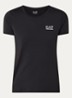 Trainings T-shirt met logo en stretch - Zwart