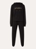 Trainingspak met logo en strass - Zwart