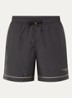 Zwemshort met logo - Antraciet