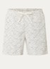 Zwemshort met logo - Ivoor